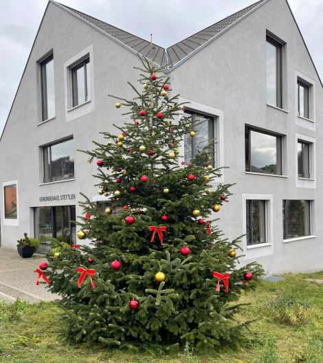 Weihnachtsbaum Gemeindehaus